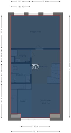 Floorplan - Amsterdamsestraatweg 122C, 3513 AL Utrecht
